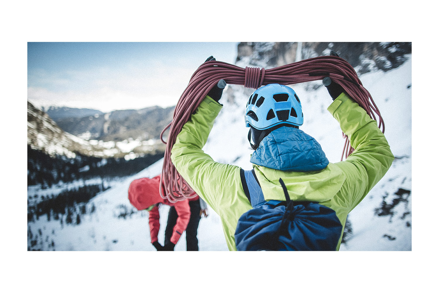 STOCK FOOTAGE / Iceclimbing